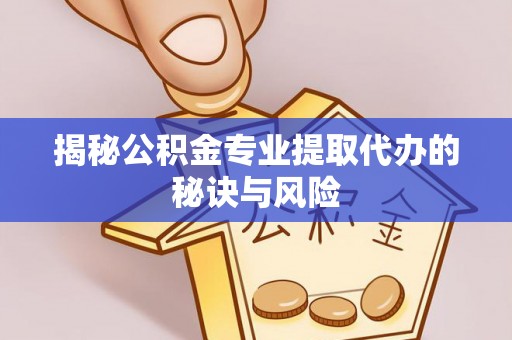 瑞穗揭秘公积金专业提取代办的秘诀与风险