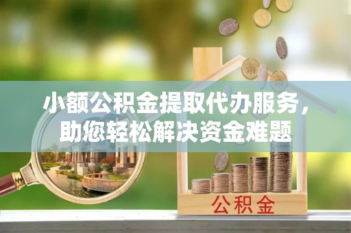 瑞穗小额公积金提取代办服务，助您轻松解决资金难题