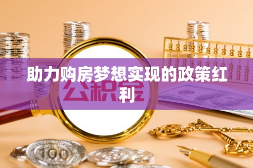 瑞穗助力购房梦想实现的政策红利