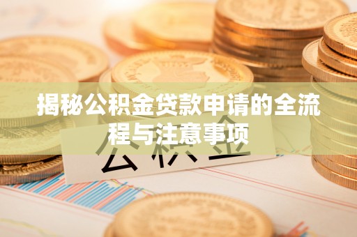 瑞穗揭秘公积金贷款申请的全流程与注意事项
