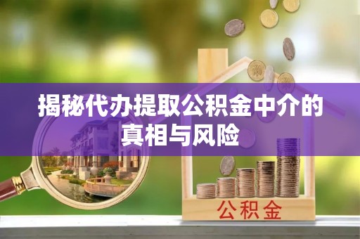 瑞穗揭秘代办提取公积金中介的真相与风险