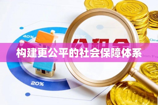 瑞穗构建更公平的社会保障体系