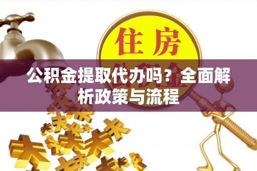 瑞穗公积金提取代办吗？全面解析政策与流程