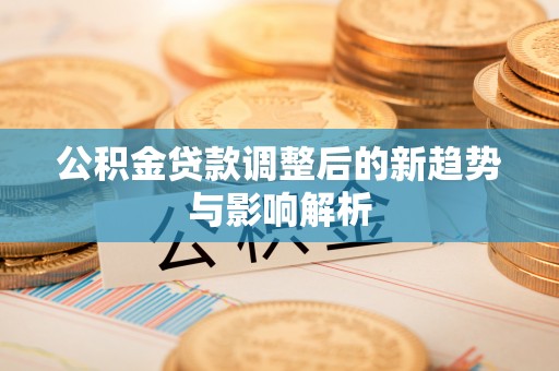 瑞穗公积金贷款调整后的新趋势与影响解析