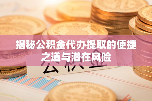 瑞穗揭秘公积金代办提取的便捷之道与潜在风险