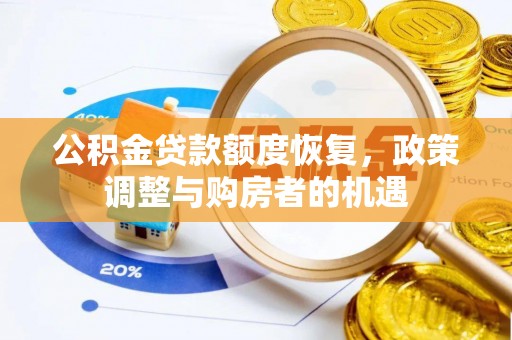 瑞穗公积金贷款额度恢复，政策调整与购房者的机遇