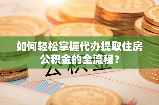瑞穗如何轻松掌握代办提取住房公积金的全流程？