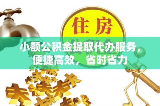 瑞穗小额公积金提取代办服务，便捷高效，省时省力