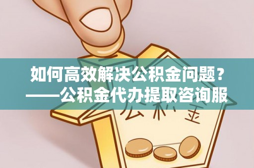 瑞穗如何高效解决公积金问题？——公积金代办提取咨询服务指南