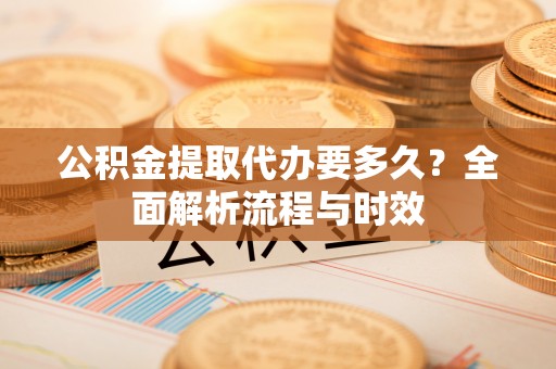 瑞穗公积金提取代办要多久？全面解析流程与时效