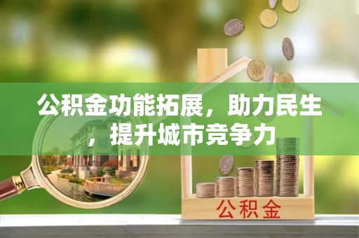 瑞穗公积金功能拓展，助力民生，提升城市竞争力