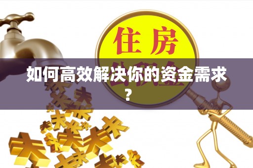 瑞穗如何高效解决你的资金需求？