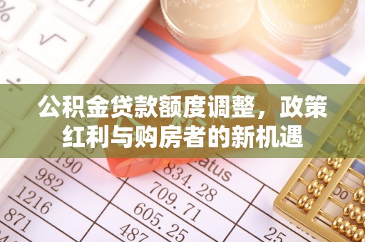 瑞穗公积金贷款额度调整，政策红利与购房者的新机遇