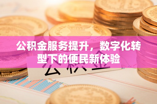 瑞穗公积金服务提升，数字化转型下的便民新体验