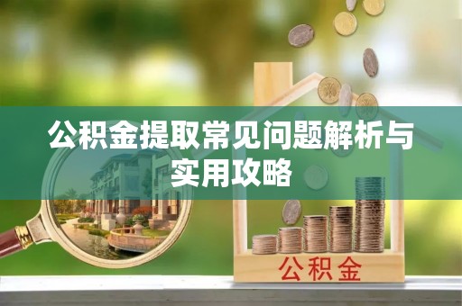 瑞穗公积金提取常见问题解析与实用攻略