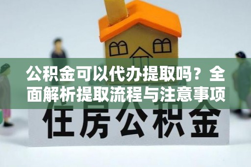 瑞穗公积金可以代办提取吗？全面解析提取流程与注意事项