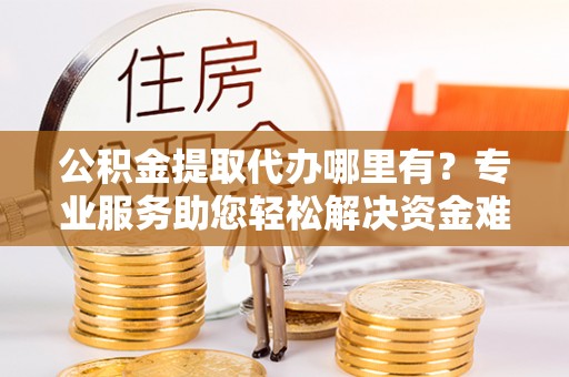 瑞穗公积金提取代办哪里有？专业服务助您轻松解决资金难题
