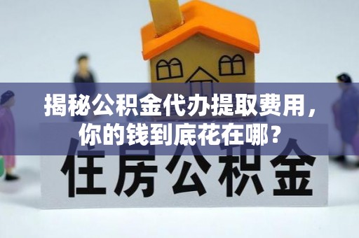 瑞穗揭秘公积金代办提取费用，你的钱到底花在哪？
