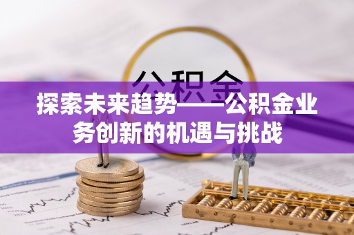 瑞穗探索未来趋势——公积金业务创新的机遇与挑战
