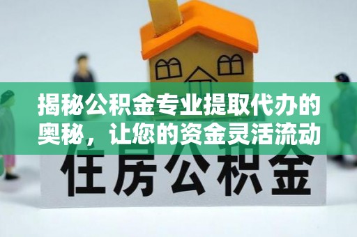 瑞穗揭秘公积金专业提取代办的奥秘，让您的资金灵活流动