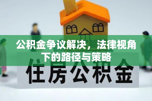 瑞穗公积金争议解决，法律视角下的路径与策略