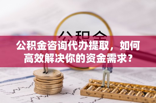 瑞穗公积金咨询代办提取，如何高效解决你的资金需求？