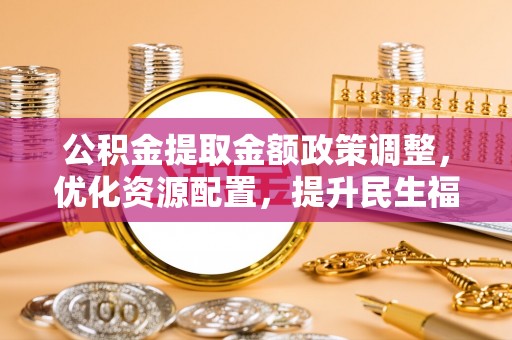 瑞穗公积金提取金额政策调整，优化资源配置，提升民生福祉