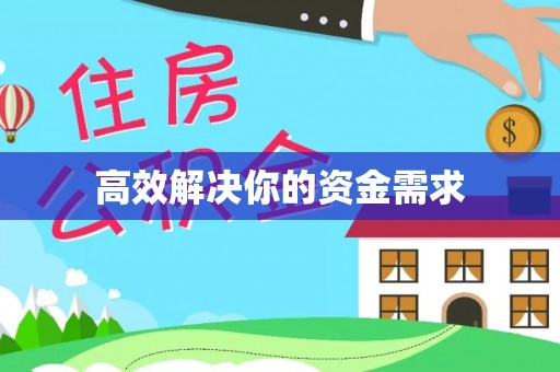 瑞穗高效解决你的资金需求