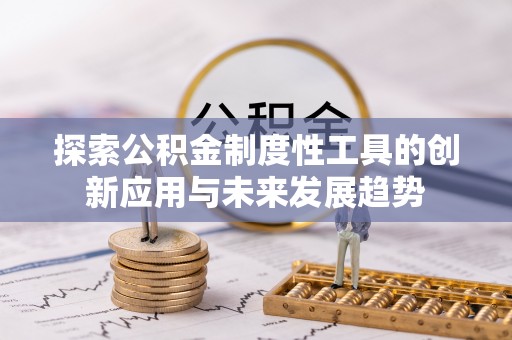瑞穗探索公积金制度性工具的创新应用与未来发展趋势
