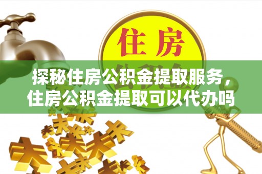 瑞穗探秘住房公积金提取服务，住房公积金提取可以代办吗的全方位解析