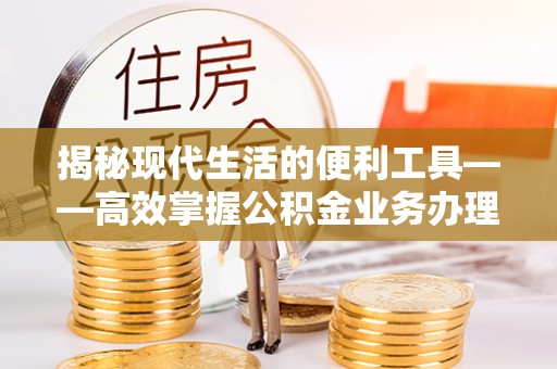 瑞穗揭秘现代生活的便利工具——高效掌握公积金业务办理流程的关键步骤