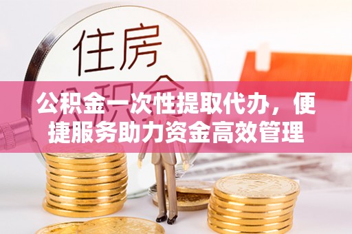 瑞穗公积金一次性提取代办，便捷服务助力资金高效管理