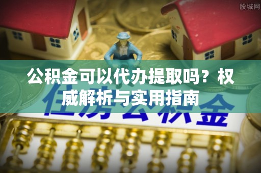 瑞穗公积金可以代办提取吗？权威解析与实用指南