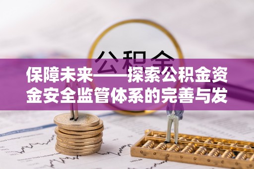 瑞穗保障未来——探索公积金资金安全监管体系的完善与发展
