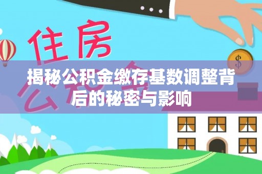 瑞穗揭秘公积金缴存基数调整背后的秘密与影响