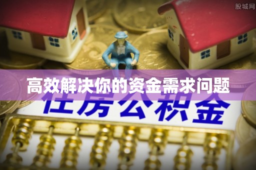 瑞穗高效解决你的资金需求问题