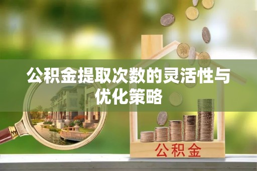 瑞穗公积金提取次数的灵活性与优化策略