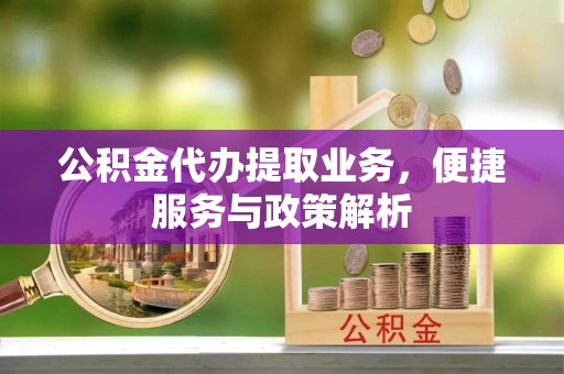 瑞穗公积金代办提取业务，便捷服务与政策解析