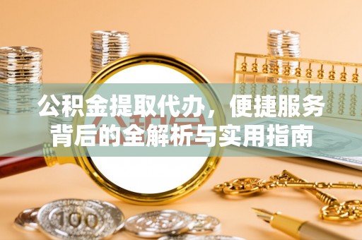 瑞穗公积金提取代办，便捷服务背后的全解析与实用指南