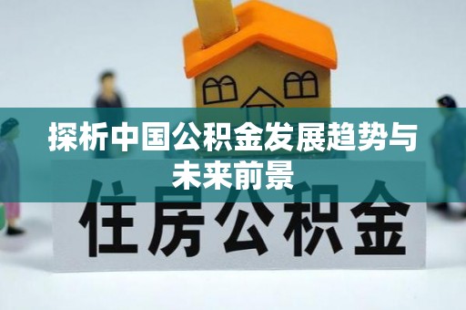 瑞穗探析中国公积金发展趋势与未来前景