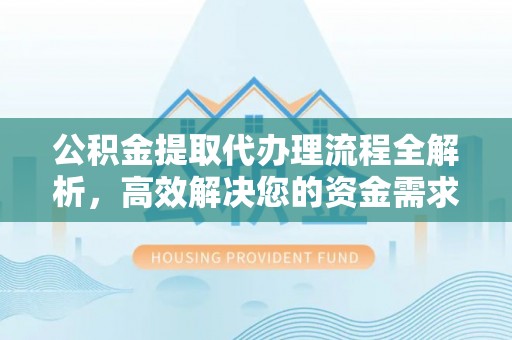 瑞穗公积金提取代办理流程全解析，高效解决您的资金需求