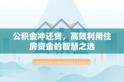 瑞穗公积金冲还贷，高效利用住房资金的智慧之选