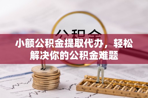 瑞穗小额公积金提取代办，轻松解决你的公积金难题
