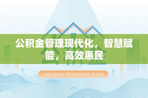 瑞穗公积金管理现代化，智慧赋能，高效惠民