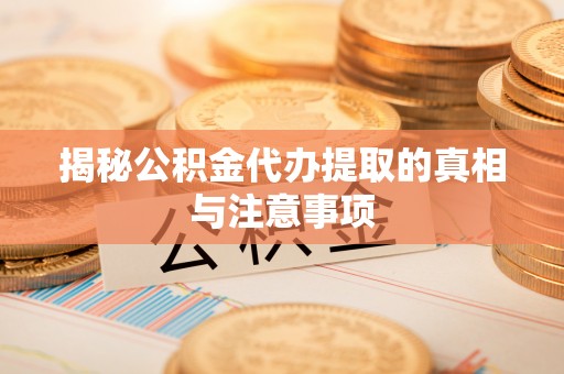 瑞穗揭秘公积金代办提取的真相与注意事项