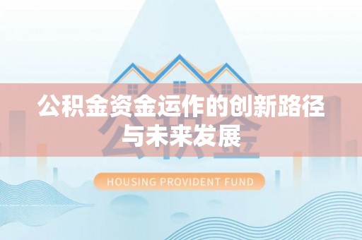 瑞穗公积金资金运作的创新路径与未来发展